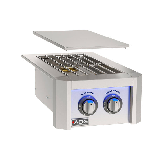 American Outdoor Grill L-Series Built-In Double Side Burner - AOG2SBLN