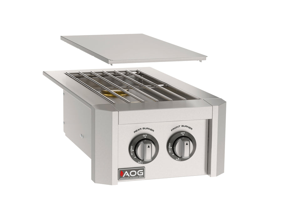 American Outdoor Grill T-Series Built-In Double Side Burner - AOG2SBTN