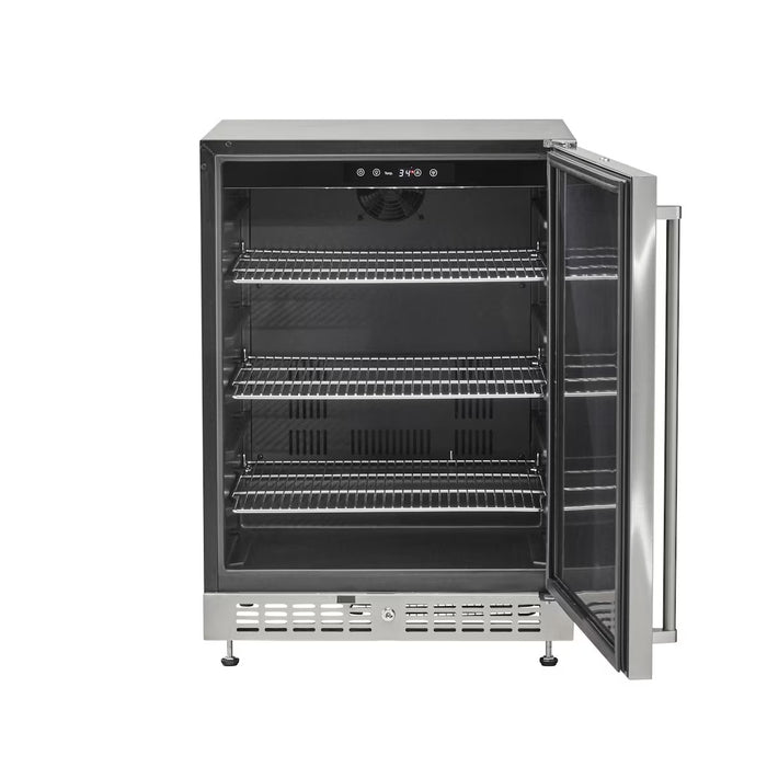 Coyote 21" Outdoor Refrigerator Left Hinge - C121R-S-L