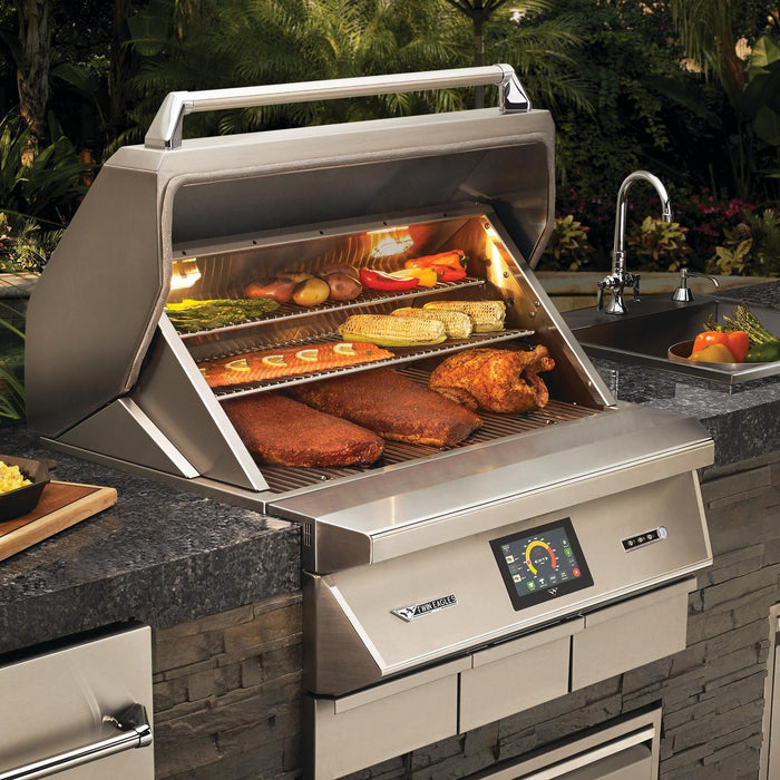 Twin Eagles Wi-Fi Controlled 36-Inch Built-In Stainless Steel Pellet Grill and Smoker - TEPG36G