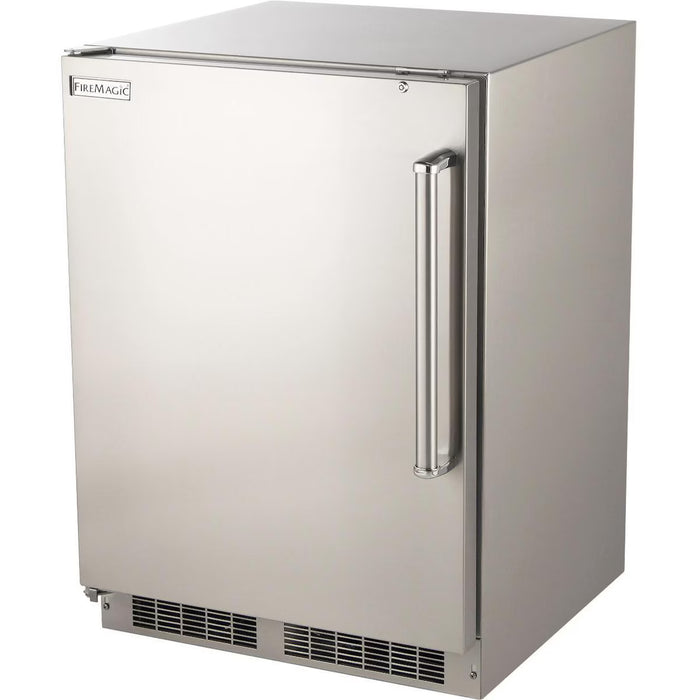 Fire Magic 24-Inch 5.1 Cu. Ft. Right Hinge Outdoor Rated Compact Refrigerator - 3589-DL