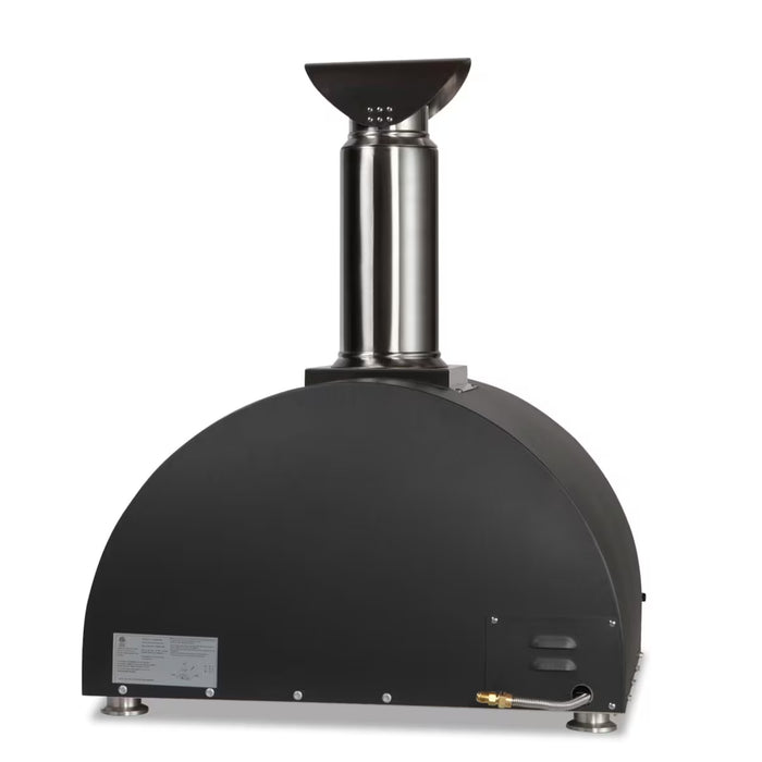 Coyote 30" Hybrid Multi-Fuel Outdoor Oven in Matte Black - C1PZ30HMBLP
