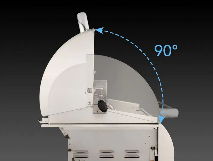 Fire Magic 34" Grills, Aurora A660i Built-In Grills with Analog Thermometer - A660i-8LAP-W