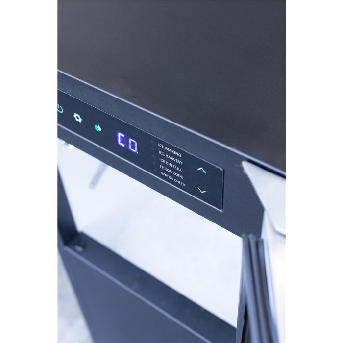 TrueFlame 15" Outdoor Rated Nugget Ice Maker - AMD-IM-15N