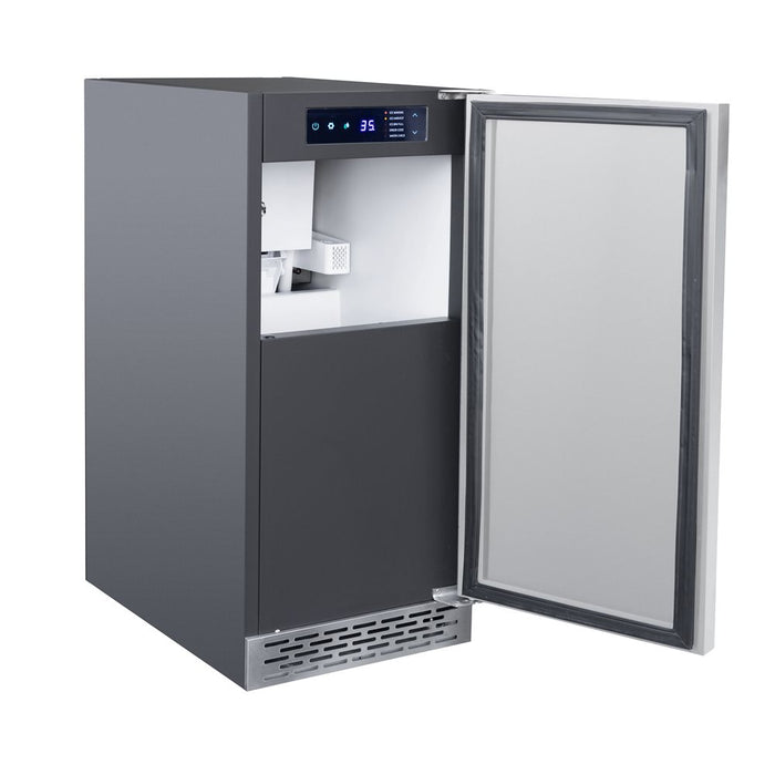 TrueFlame 15" Outdoor Rated Nugget Ice Maker - AMD-IM-15N