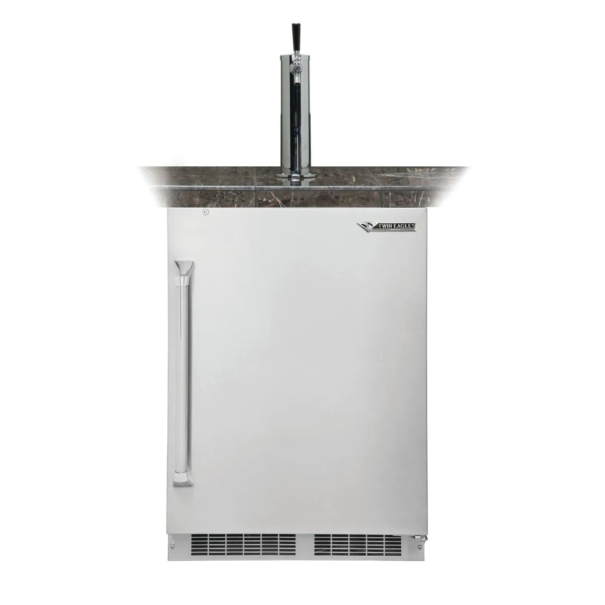 Twin Eagle 24-Inch Built-In Twin Tap Beer Keg Dispenser - TEBK242-G ...