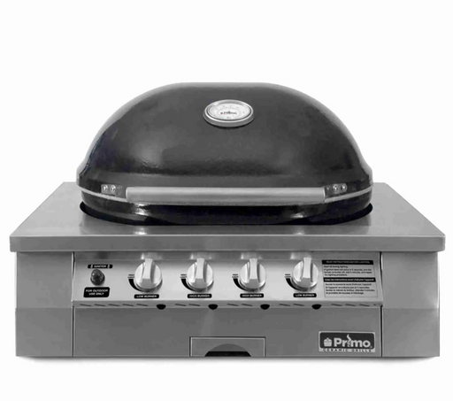 Primo Grills Oval X-Large Gas Grill, 21,000 BTU - Head (for Built-In Applications) - PGGXLH - Stono Outdoor Living Co