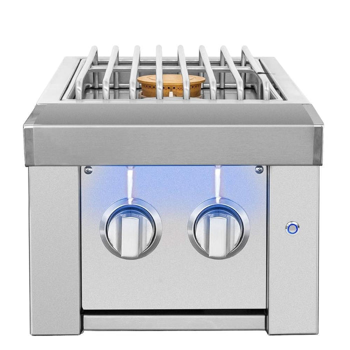 American Made Grills Estate Double Side Burner - Natural Gas - ESTSB2-NG - Stono Outdoor Living Co