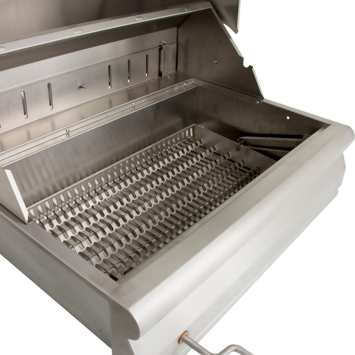 Blaze 32-Inch Built-In Stainless Steel Charcoal Grill With Adjustable Charcoal Tray - BLZ-4-CHAR - Stono Outdoor Living Co