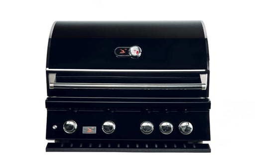 Bonfire Built-In 4 Burner Black Series Gas Grill with Rotisserie Kit and Cover - Stono Outdoor Living Co