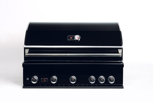Bonfire Built-In 500 Burner Black Gas Grill with Rotisserie Kit and Cover - Stono Outdoor Living Co