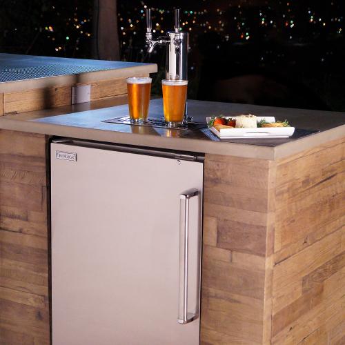 Fire Magic 24-Inch Left Hinge Outdoor Rated Dual Tap Kegerator - 3594-DL - Stono Outdoor Living Co