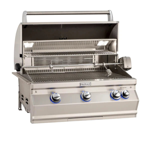 Fire Magic Aurora A660I 30-Inch Built-In Natural Gas Grill With Rotisserie And Analog Thermometer - A660I-8EAN - Stono Outdoor Living Co