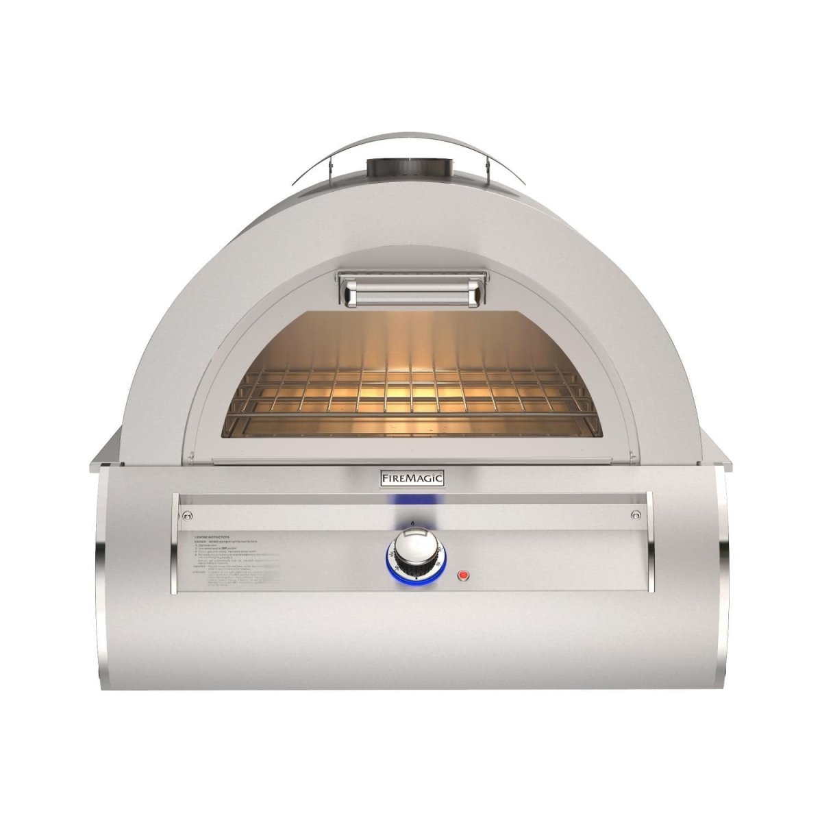 Blaze 26 Built-in Propane Outdoor Pizza Oven w/ Rotisserie - BLZ-26-PZOVN-LP