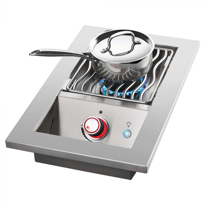 Napoleon Built-In 700 Series 10,000 BTU 10-Inch Drop-In Propane Gas Single Side Burner with Stainless Steel Cover - BIB10RTPSS - Stono Outdoor Living Co