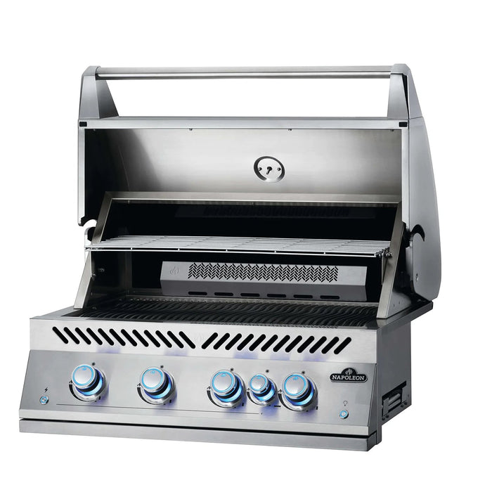 Napoleon Built-In 700 Series 32-Inch Natural Gas Grill w/ Infrared Rear Burner & Rotisserie Kit - BIG32RBNSS - Stono Outdoor Living Co