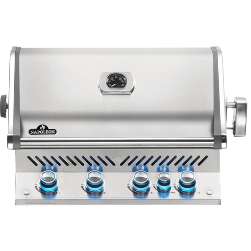 Napoleon Prestige PRO 500 Built-in Natural Gas Grill with Infrared Rear Burner and Rotisserie Kit - BIPRO500RBNSS-3 - Stono Outdoor Living Co