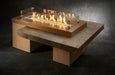 Outdoor Greatroom Company Brown Uptown Linear Fire Pit Table - UPT-1242-BRN - Stono Outdoor Living Co