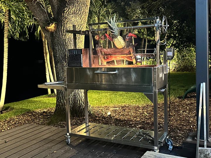 Tagwood BBQ Stainless Steel Rotisserie Kit For BBQ03SS, BBQ03SI, BBQ05SS, BBQ23SS, & BBQ25SS Grills - BBQ50SS - Stono Outdoor Living Co