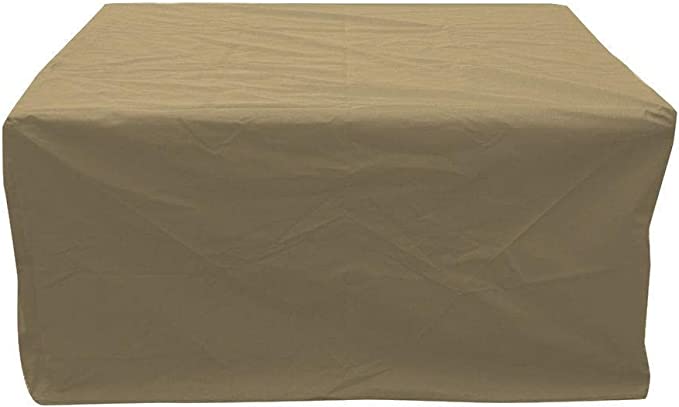 The Outdoor GreatRoom Company 52-Inch Square Polyester Ripstop Fire Pit Burner Cover - Tan - CVR5151 - Stono Outdoor Living Co
