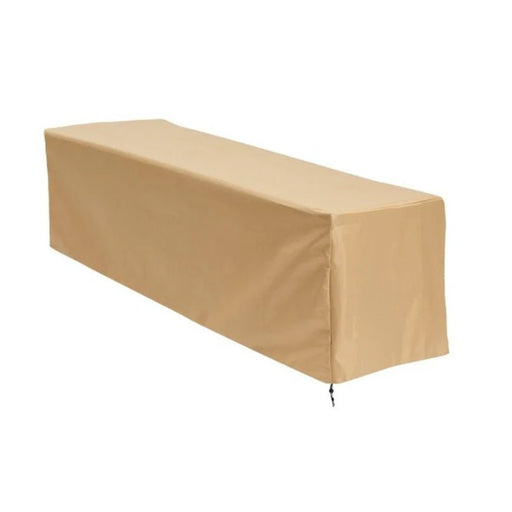 The Outdoor GreatRoom Company 72-Inch Vinyl Cover for Boardwalk Gas Fire Pit Table - Tan - CVR7345 - Stono Outdoor Living Co