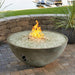 Outdoor Greatroom Company Cove Edge 42-Inch Round Propane Gas Fire Pit Bowl with 30-Inch Crystal Fire Burner - Natural Grey - CV-30E - Stono Outdoor Living Co