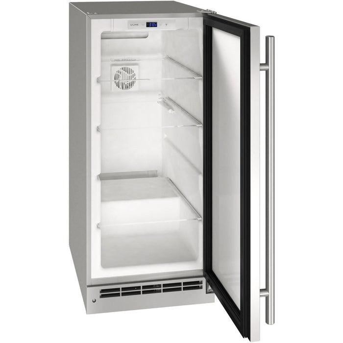 U-Line Outdoor Refrigerator 15", Lock, Reversible Hinge - Stainless Steel - UORE115-SS31A - Stono Outdoor Living Co