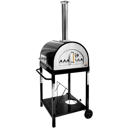 WPPO Traditional 25-Inch Eco Wood Fired Pizza Oven - WKE-04-BLK - Stono Outdoor Living Co